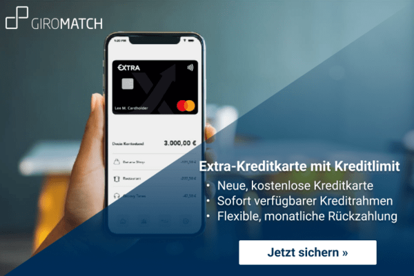 Kostenlose Extra-Kreditkarte mit Kreditrahmen