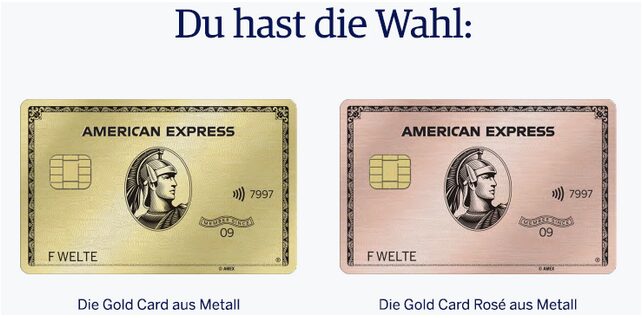 American Express Gold Card Rose