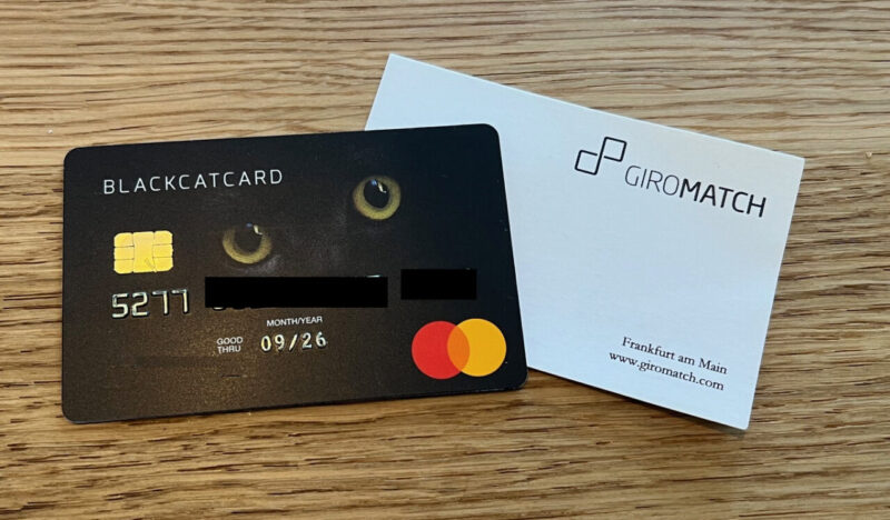 Blackcatcard GIROMATCH Credit Card