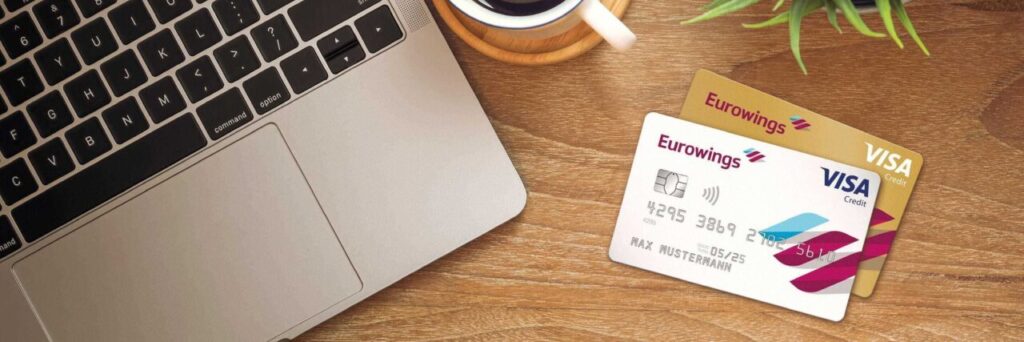 Die beiden Eurowings Kreditkarten von der Barclays: Classic und Premium (vorher "Gold"). Quelle: Eurowings.de