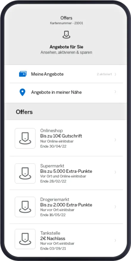 Payback Punkte Konto bei American Express