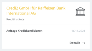 Credi2 GmbH Cashpresso SCHUFA Anfrage