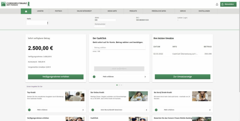 Consors Finanz Mastercard Login