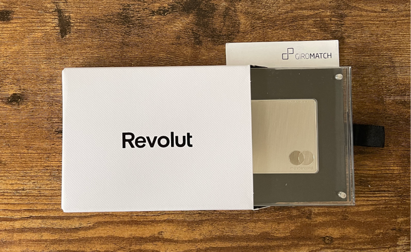 Our brand new Mastercard platinum of Revolut